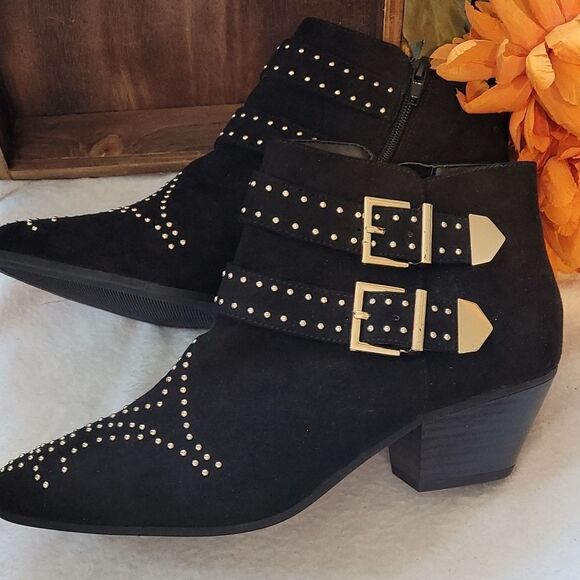 INC SHORT BOOTS SIZE NWOT STUDDED GEORGEOUS - Picture 5 of 8
